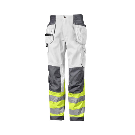 Slitesterk Univern håndverksbukse med synlighetsgodkjenning – ideell for malere, flisleggere og murere.