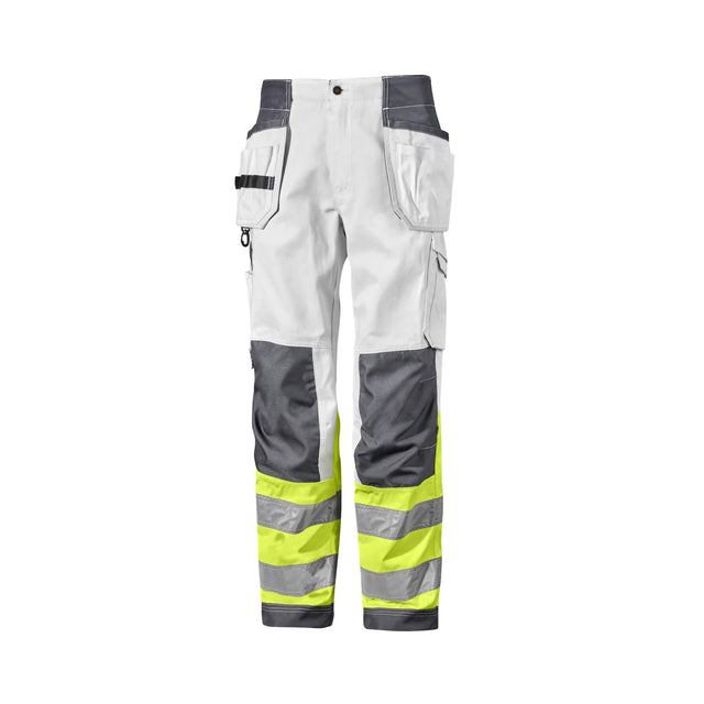 Slitesterk Univern håndverksbukse med synlighetsgodkjenning – ideell for malere, flisleggere og murere.