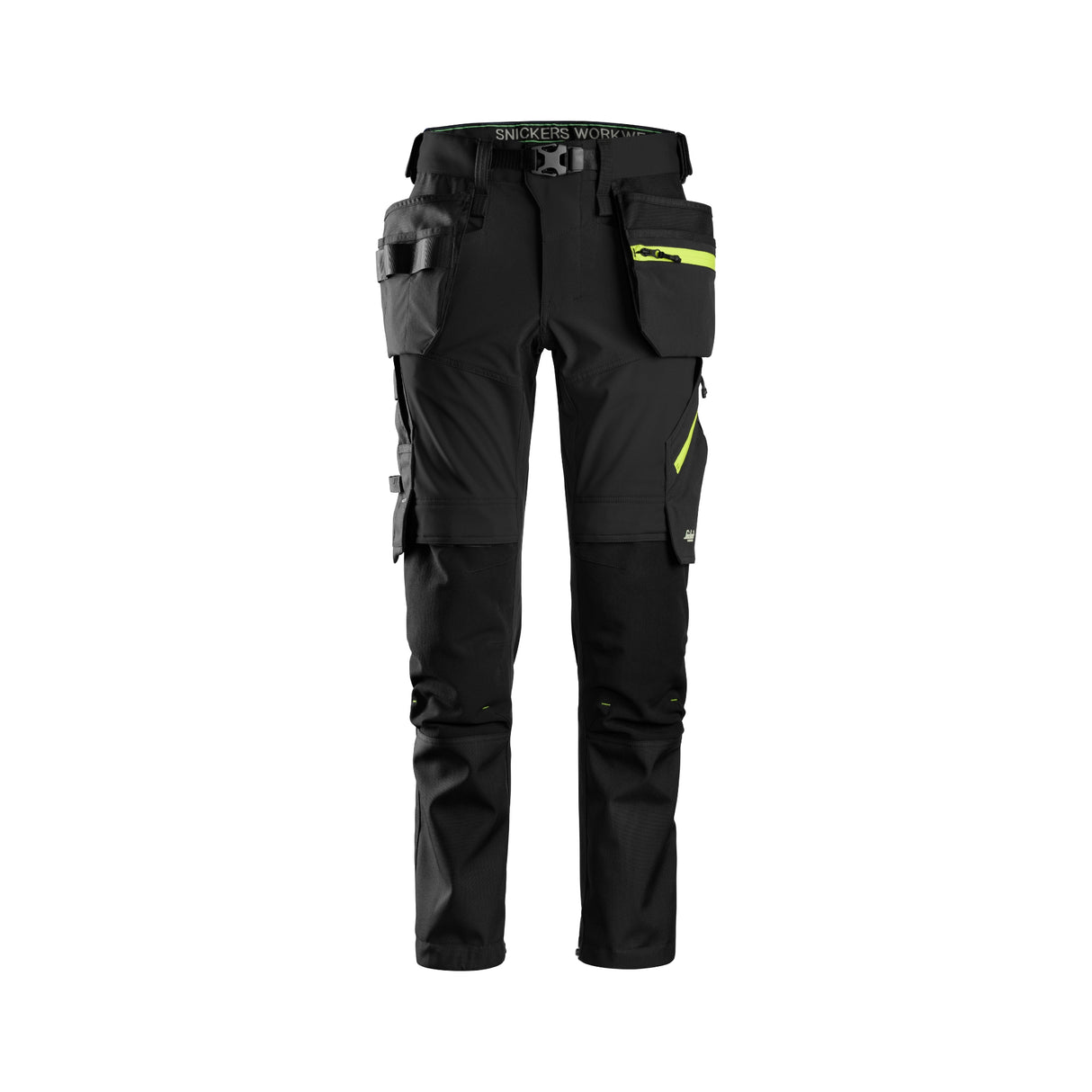 Snickers Workwear håndverksbukse med Schoeller® softshell-materiale for maksimal fleksibilitet og komfort.