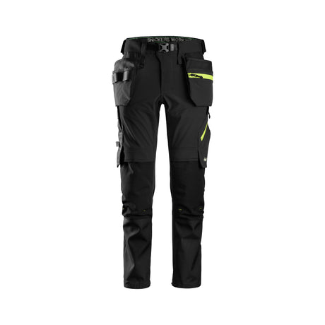 Snickers Workwear håndverksbukse med Schoeller® softshell-materiale for maksimal fleksibilitet og komfort.