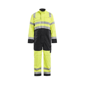 Blåkläder Hi-Vis kjeledress klasse 3 med 50 mm brede reflekser.