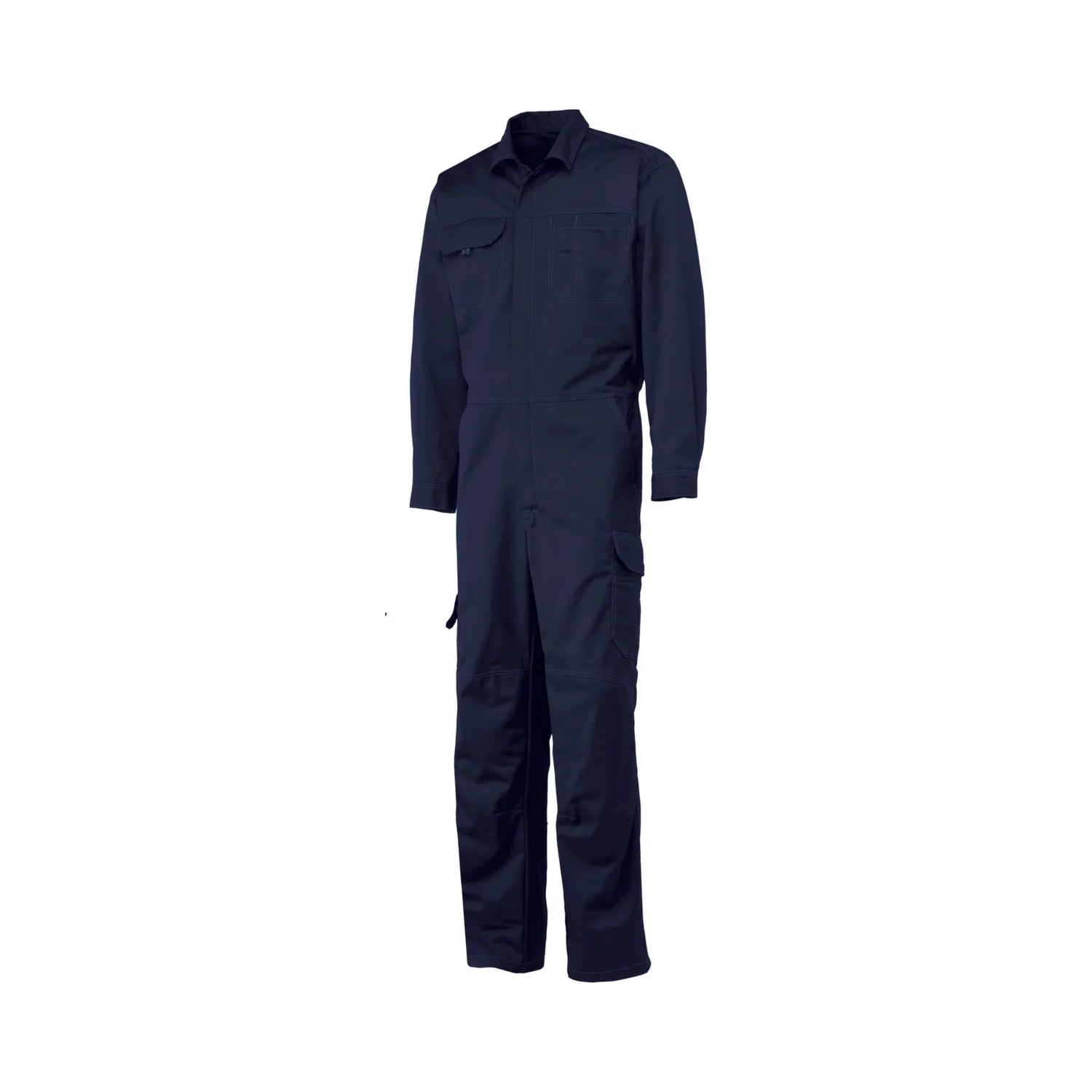 Komfortabel kjeledress med kneputelommer og justerbare funksjoner som gir maksimal bevegelighet og beskyttelse.