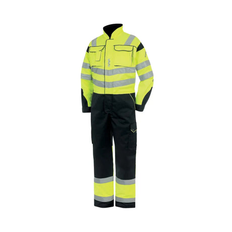 Kjeledress fra Univern med trippel søm, forsterkede lommer og innvendige knelommer – laget for tøffe arbeidsforhold.