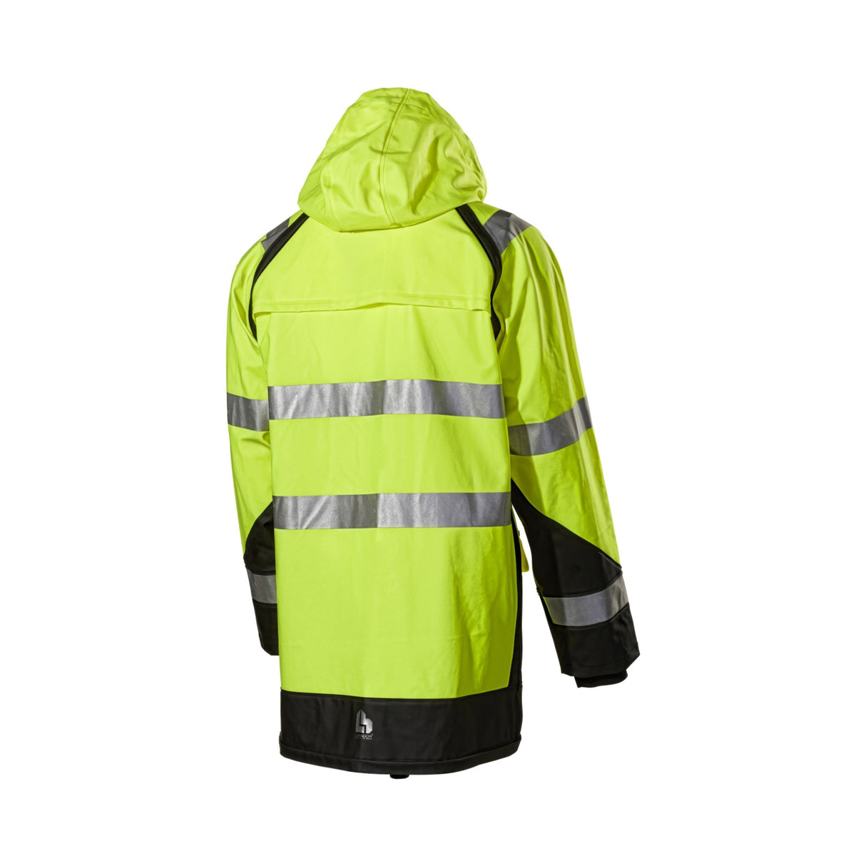 L.Brador Hi-Vis regnjakke til arbeid – slitesterk regnbeskyttelse sertifisert etter EN ISO 20471 klasse 3.