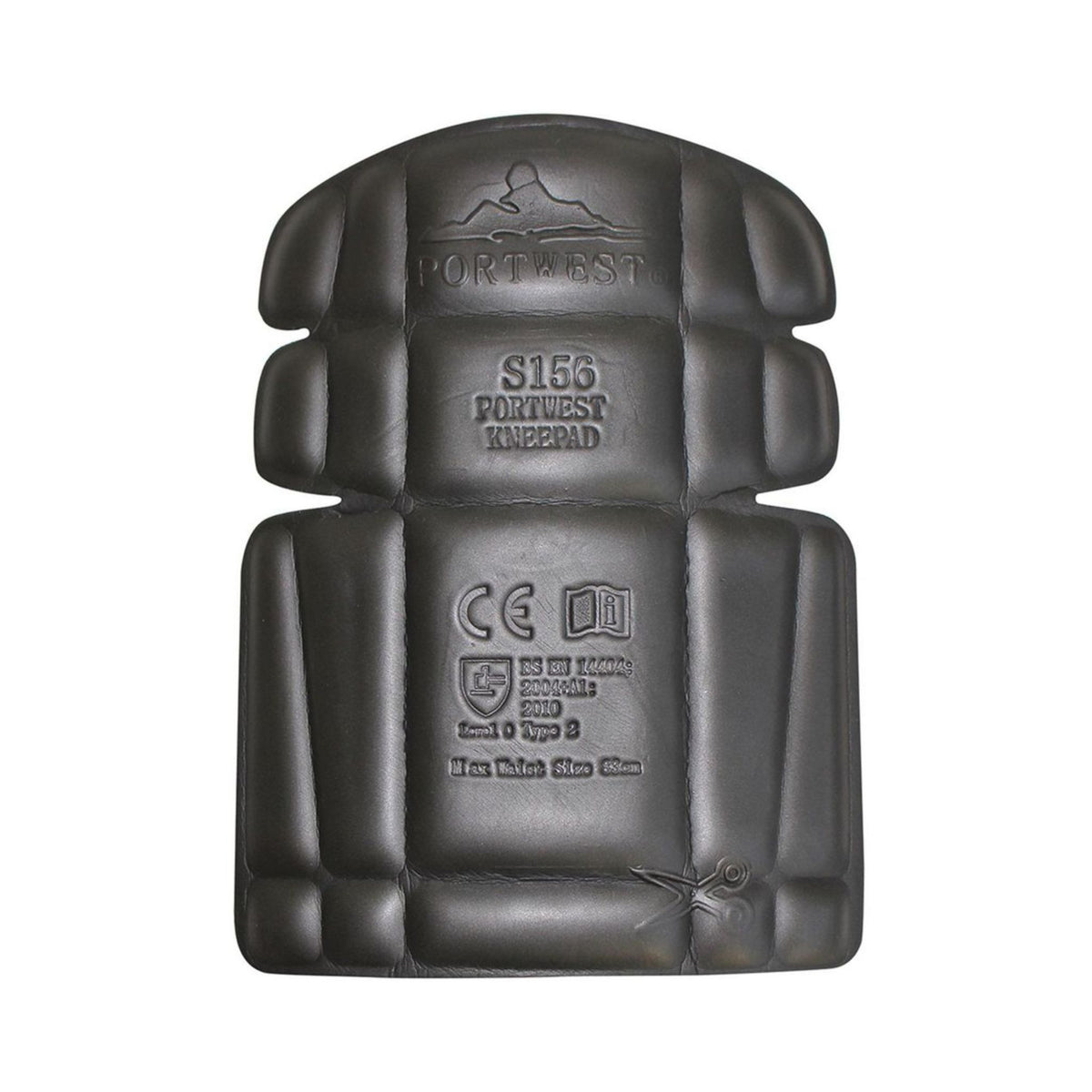 Portwest ergonomiske kneputer til arbeidsbukser med kneputelommer, CE-sertifisert etter EN 14404 Type 2 nivå 0 – selges i par.
