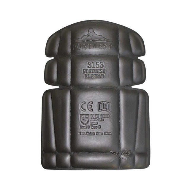 Portwest ergonomiske kneputer til arbeidsbukser med kneputelommer, CE-sertifisert etter EN 14404 Type 2 nivå 0 – selges i par.