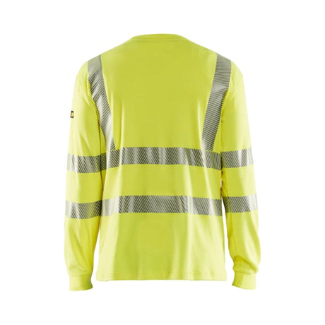 Blåkläder Hi-Vis t-skjorte klasse 3 med inherent flammehemmende materiale og lysbuebeskyttelse.