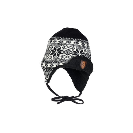 Varm ullue med øreklaffer for arbeid i kaldt vær.