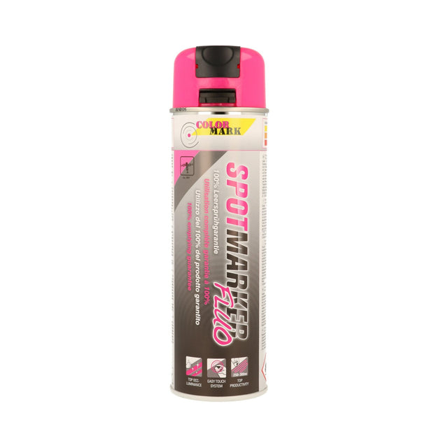 Fluoriserende merkespray fra ColorMark – perfekt til synlig merking på alle typer underlag.