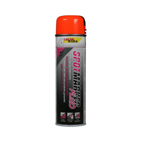 Fluoriserende orange merkespray for profesjonell bruk