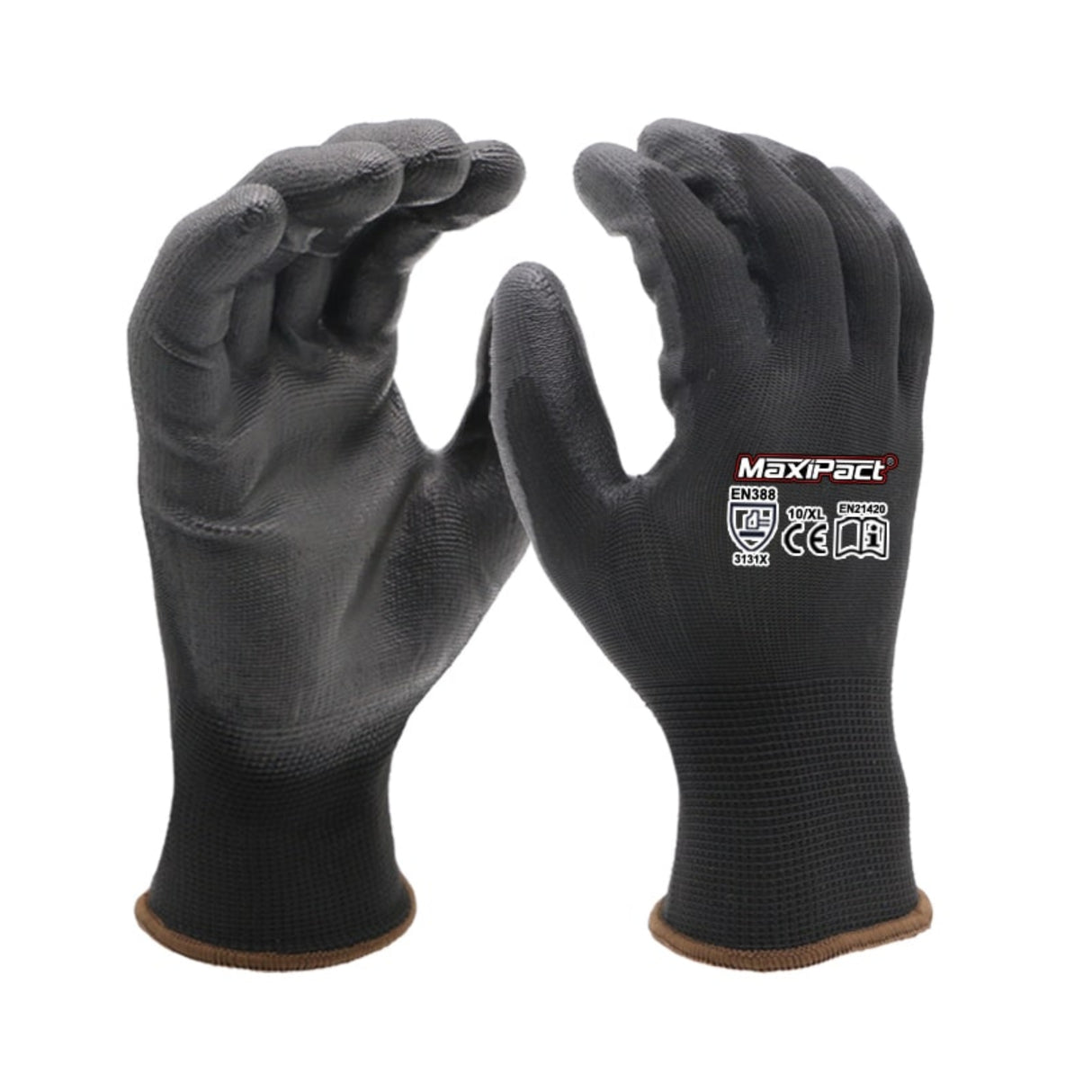 PU monteringshanske fra Maxglove med godt grep og høy komfort.
