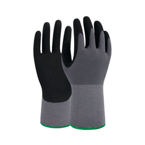 Monteringshanske fra Fortes med sandaktig nitrilgrep for sikkert arbeid.