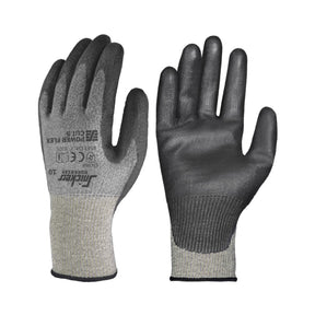 Monteringshansker fra Snickers Workwear med høy skjærebeskyttelse og sikkert PU-grep