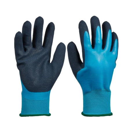 Latexbelagt monteringshanske i nylon – heldyppet og dobbelt dyppet for utendørs arbeid
