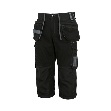 Funksjonell piratbukse fra Björnkläder med hengelommer og forsterkede knær – perfekt for varme arbeidsdager.