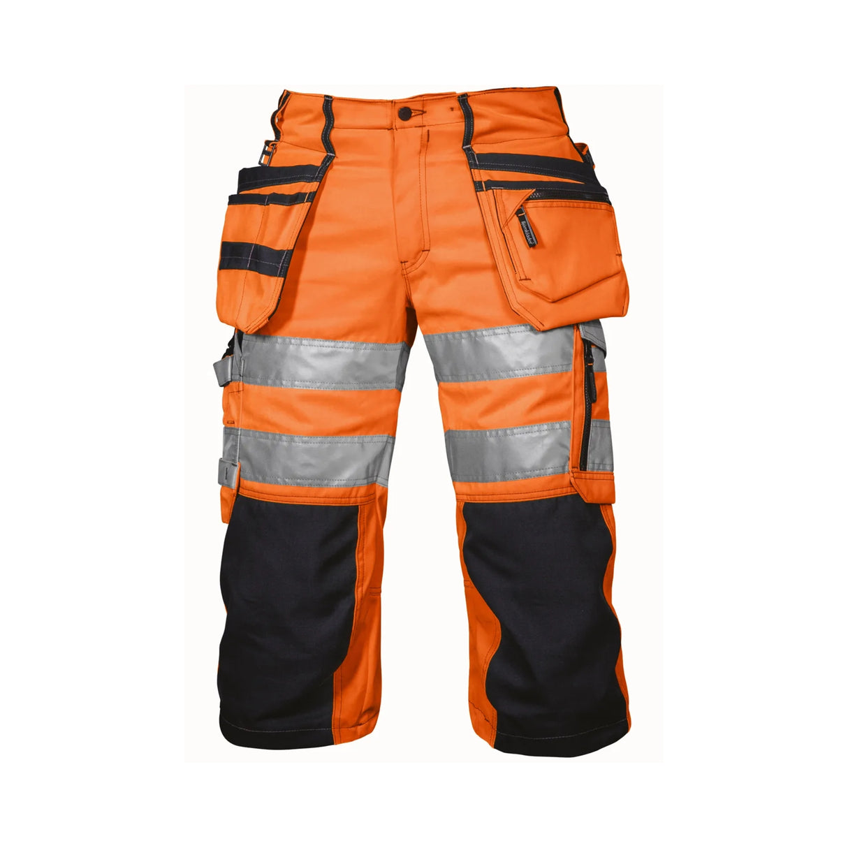 Slitesterk piratbukse fra Björnkläder med hengelommer, polyamidforsterkning og praktiske lommer for verktøy og kneputer.