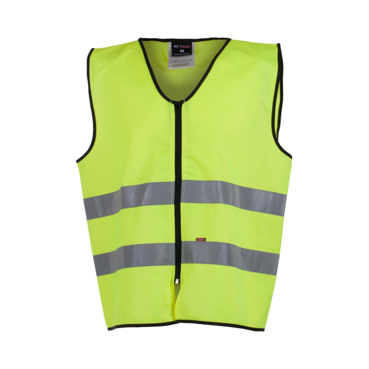 Bekken & Strøm refleksvest klasse 2 med 50 mm LOXY refleksbånd til arbeid.