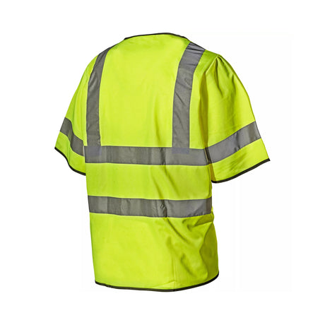 Hi-Vis refleksvest med glidelås – perfekt for arbeid der høy synlighet er avgjørende.