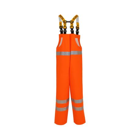 Hi-Vis regnbukse i slitesterk PU med høy komfort og synlighet