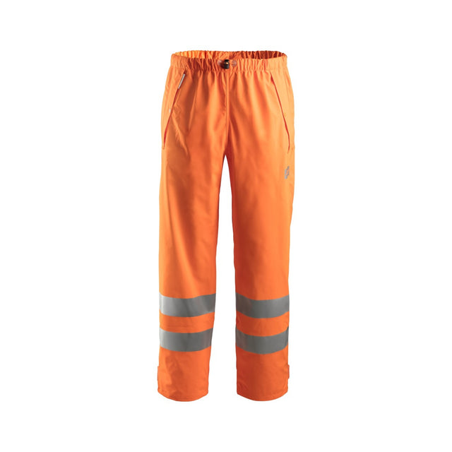 Snickers Workwear regnbukse med vanntett PU og høy synlighet klasse 2