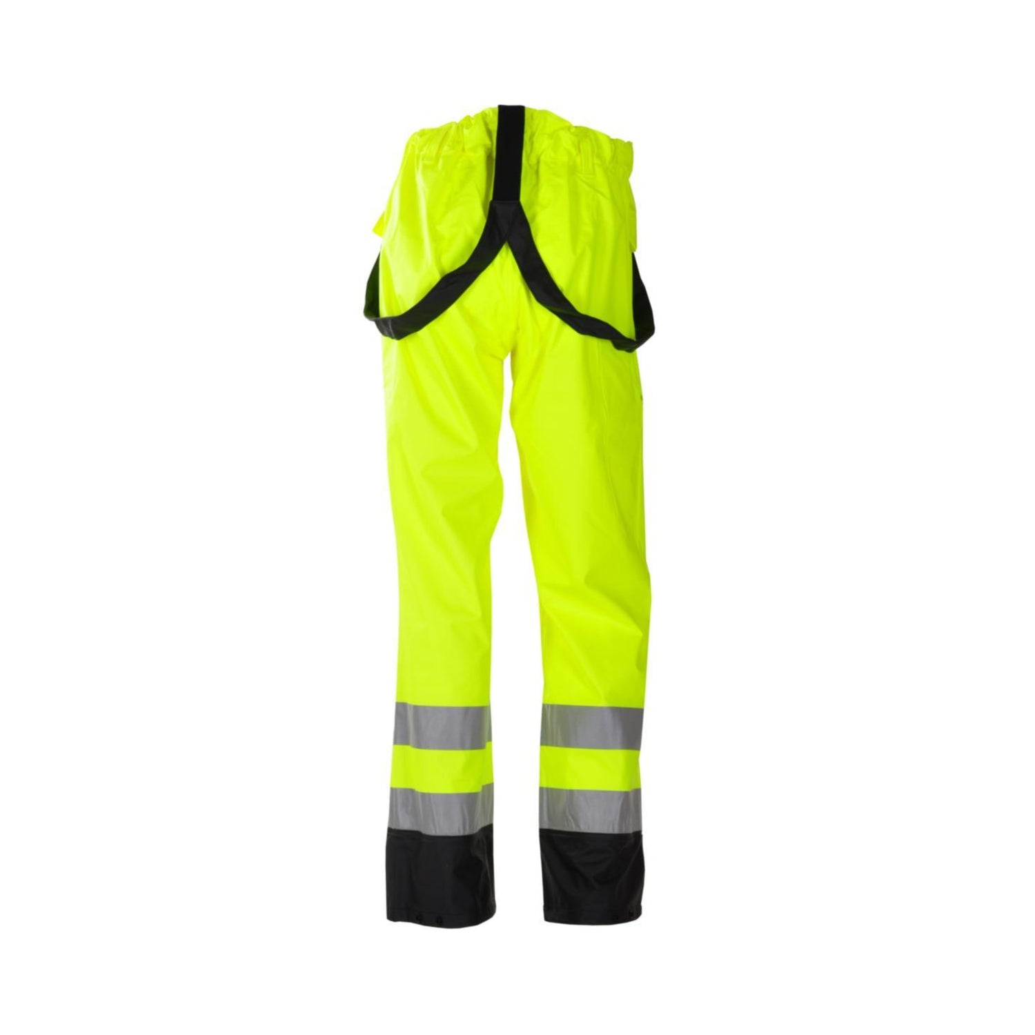Vanntett PU/PVC regnselebukse med sveisede sømmer og refleks for høy synlighet.