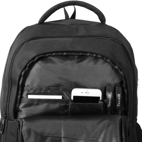 Komfortabel ryggsekk med polstring og flaskelommer