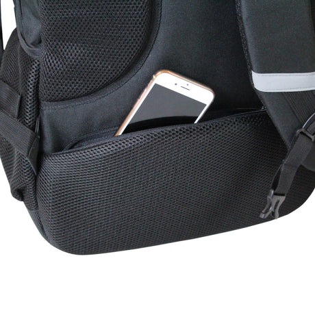 Arbeidssekk med sikkerhetslomme og smart organisering