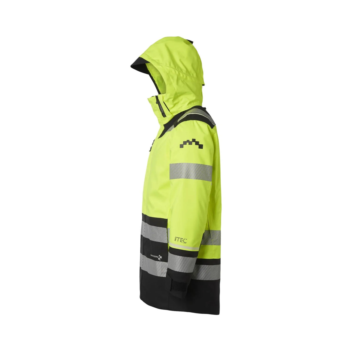 Topp beskyttelse og synlighet med Univern Vinterparkas – perfekt for arbeid under kalde og våte forhold.