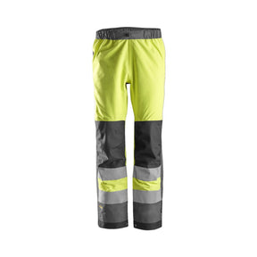 Snickers Workwear skallbukse med vanntett materiale og refleks klasse 2 for sikkert arbeid.