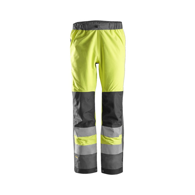 Snickers Workwear skallbukse med vanntett materiale og refleks klasse 2 for sikkert arbeid.
