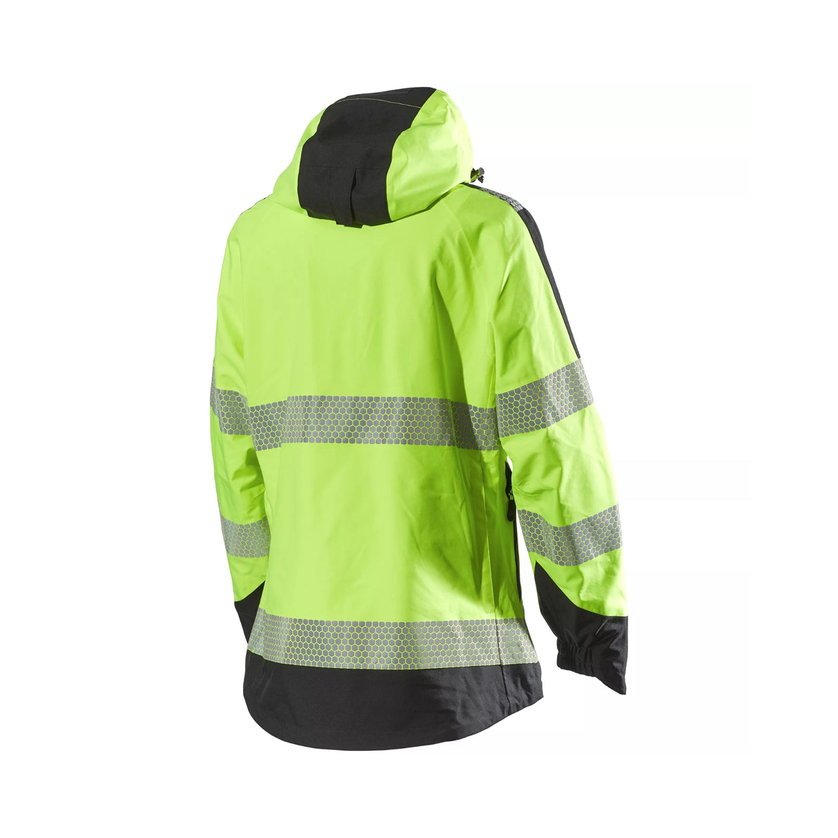 Vanntett og vindtett Hi-Vis skalljakke med damepassform og FlexiComb-reflekser.