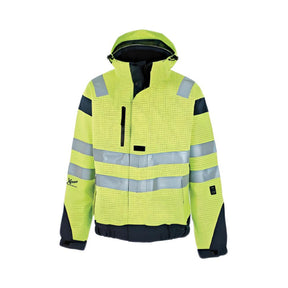 Flammehemmende og vanntett skalljakke med antistatiske egenskaper – perfekt for krevende arbeidsforhold.