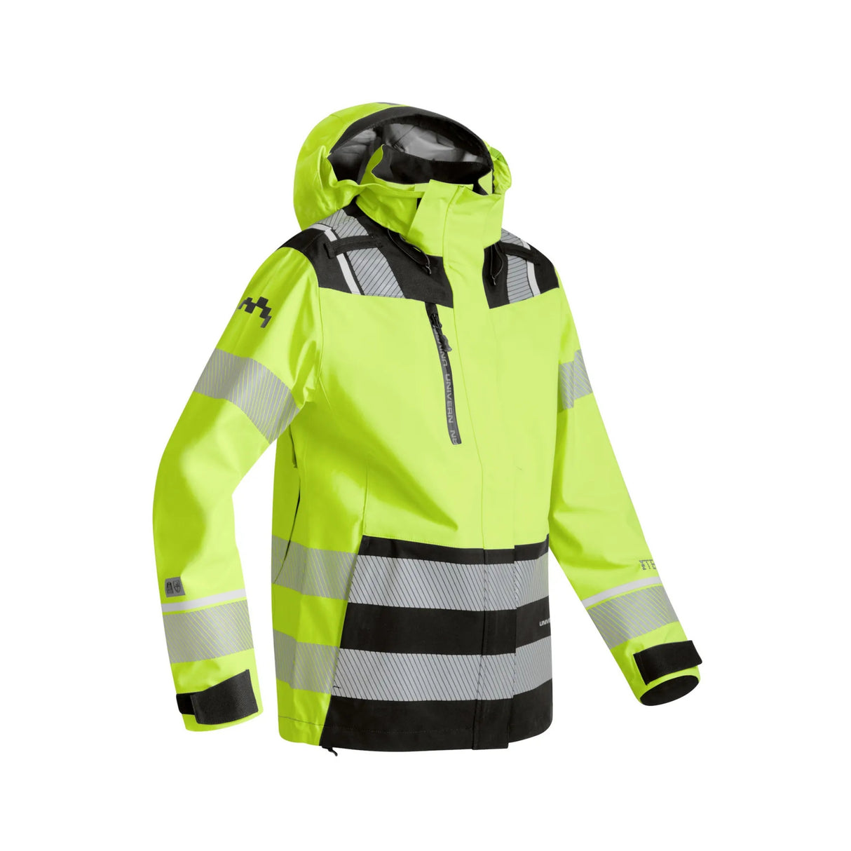 ProTec XTRM 3-lags stretch skalljakke til dame, designet for maksimal bevegelsesfrihet og beskyttelse i utfordrende arbeidsforhold.