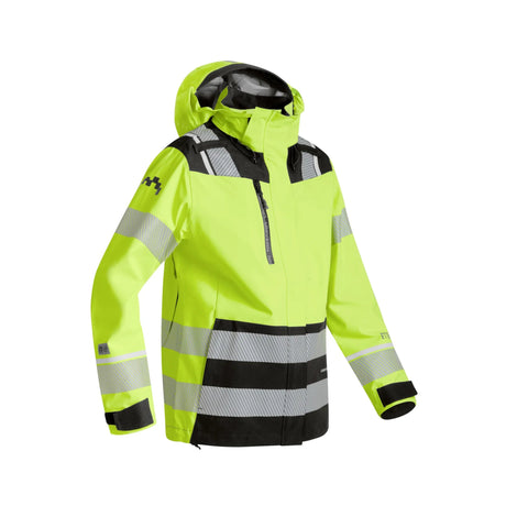 ProTec XTRM 3-lags stretch skalljakke til dame, designet for maksimal bevegelsesfrihet og beskyttelse i utfordrende arbeidsforhold.