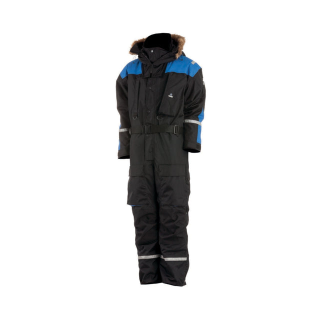 Varm og vanntett scooterdress fra Univern med refleks og vattert fôr for vinterarbeid.