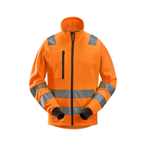 Sweatjakke fra Snickers Workwear med høy synlighet klasse 3