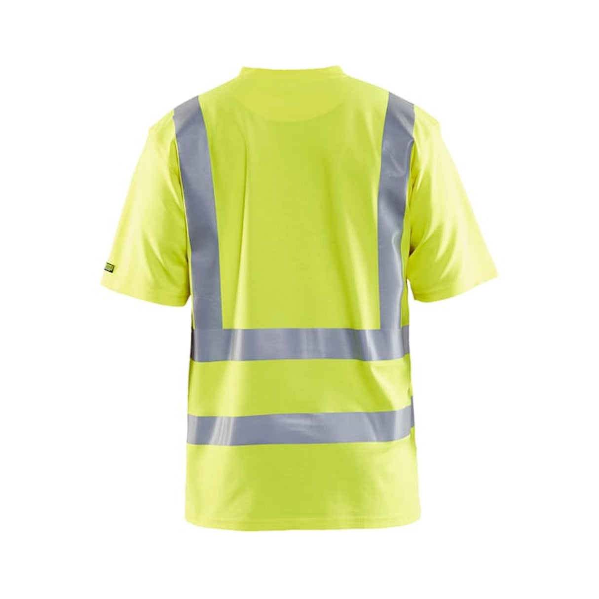Komfortabel HiVis t-skjorte med bomull på innsiden og brede refleksdetaljer.