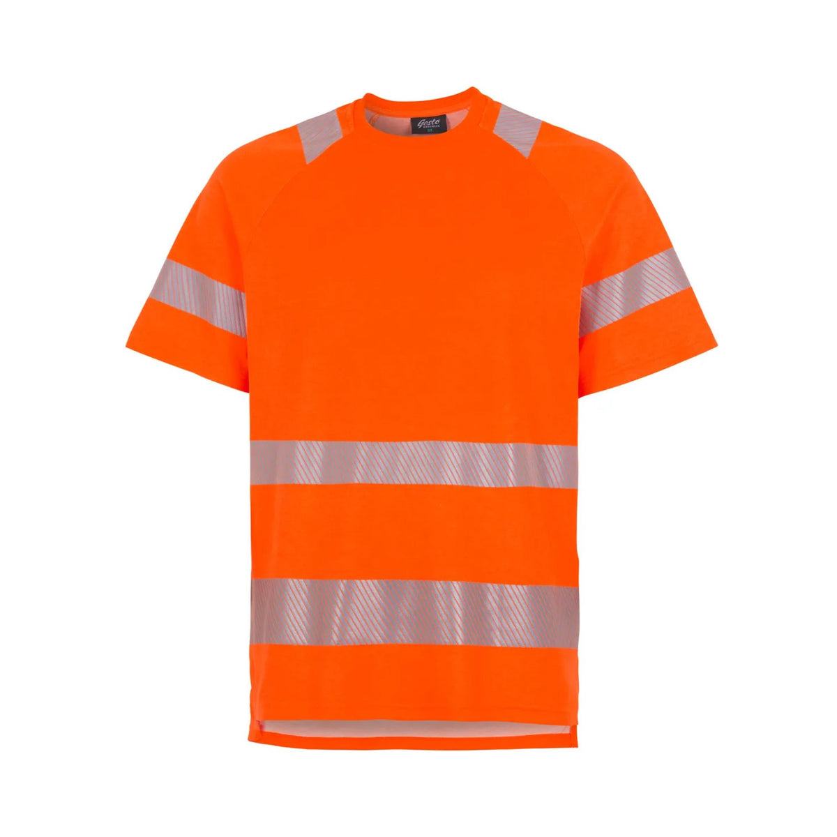 Gesto Hi-Vis T-skjorte klasse 3 med segmenterte reflekser, myk bomullsinnside og god bevegelsesfrihet.