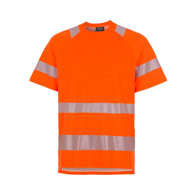 Gesto Hi-Vis T-skjorte klasse 3 med segmenterte reflekser, myk bomullsinnside og god bevegelsesfrihet.