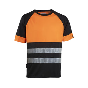 Myk og komfortabel t-skjorte fra Dimex med segmenterte reflekser.