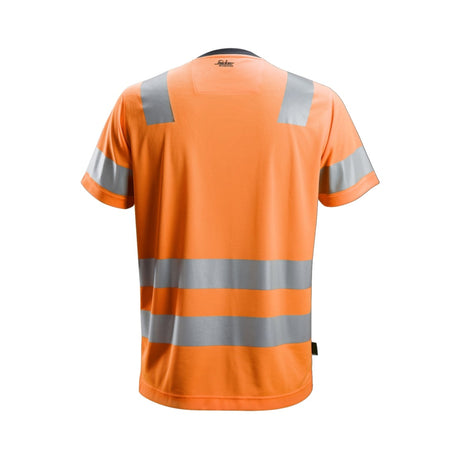 Hi-vis t-skjorte med refleks og komfort for daglig bruk og firmaprofilering.