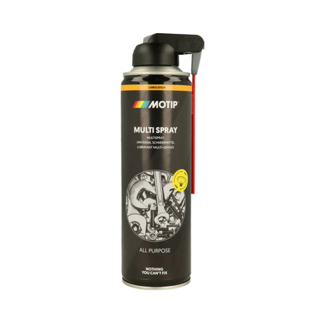 MoTip Multi Spray universalolje som smører, beskytter og rengjør