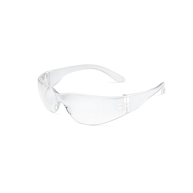 Bulldog Workwear vernebrille med antidugg og ripebestandig linse gir komfortabel øyebeskyttelse til arbeid.