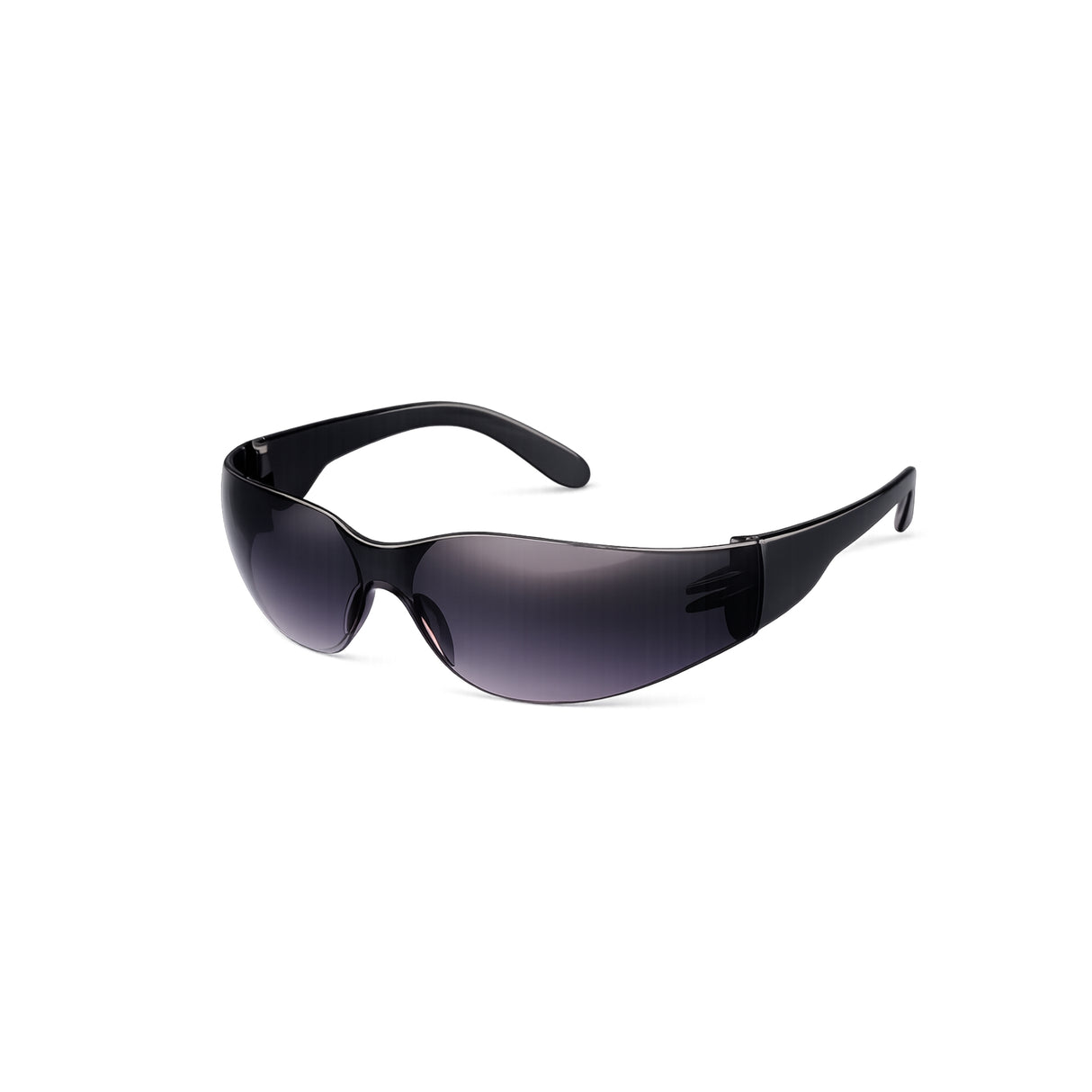 Bulldog Workwear vernebrille med grå linser gir komfortabel øyebeskyttelse og reduserer sterkt sollys på arbeidsplassen.