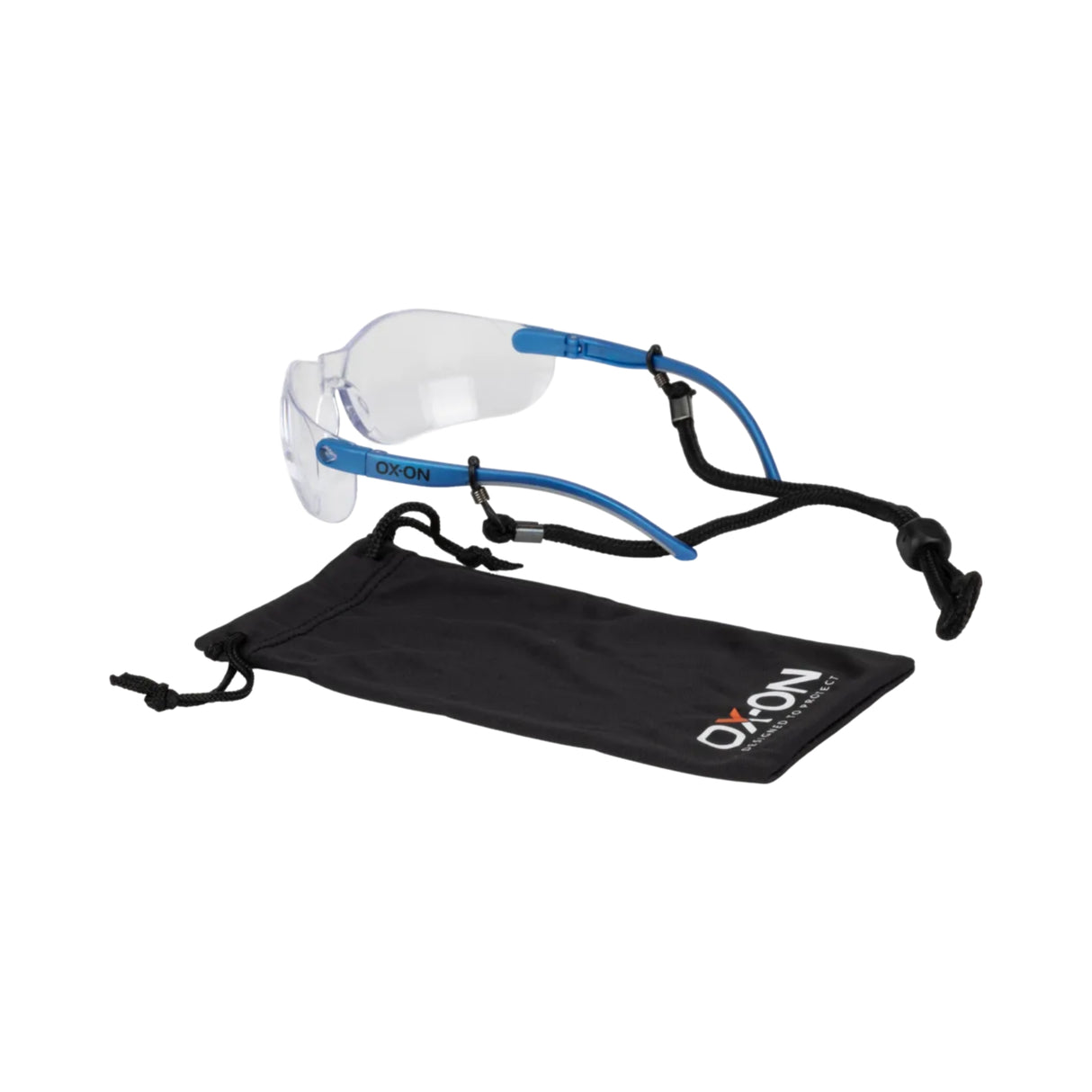 Komfortabel arbeidsbrille med lesefelt og sporty design.