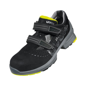 Lett og kromfri vernesandal fra Uvex – pustende, metallfri og perfekt for krevende arbeidsdager.