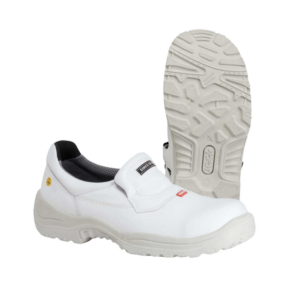 Jalas 3520 White S2 vernemokasin med aluminium tåhette og komfortabel Poron XRD® støtdemping.