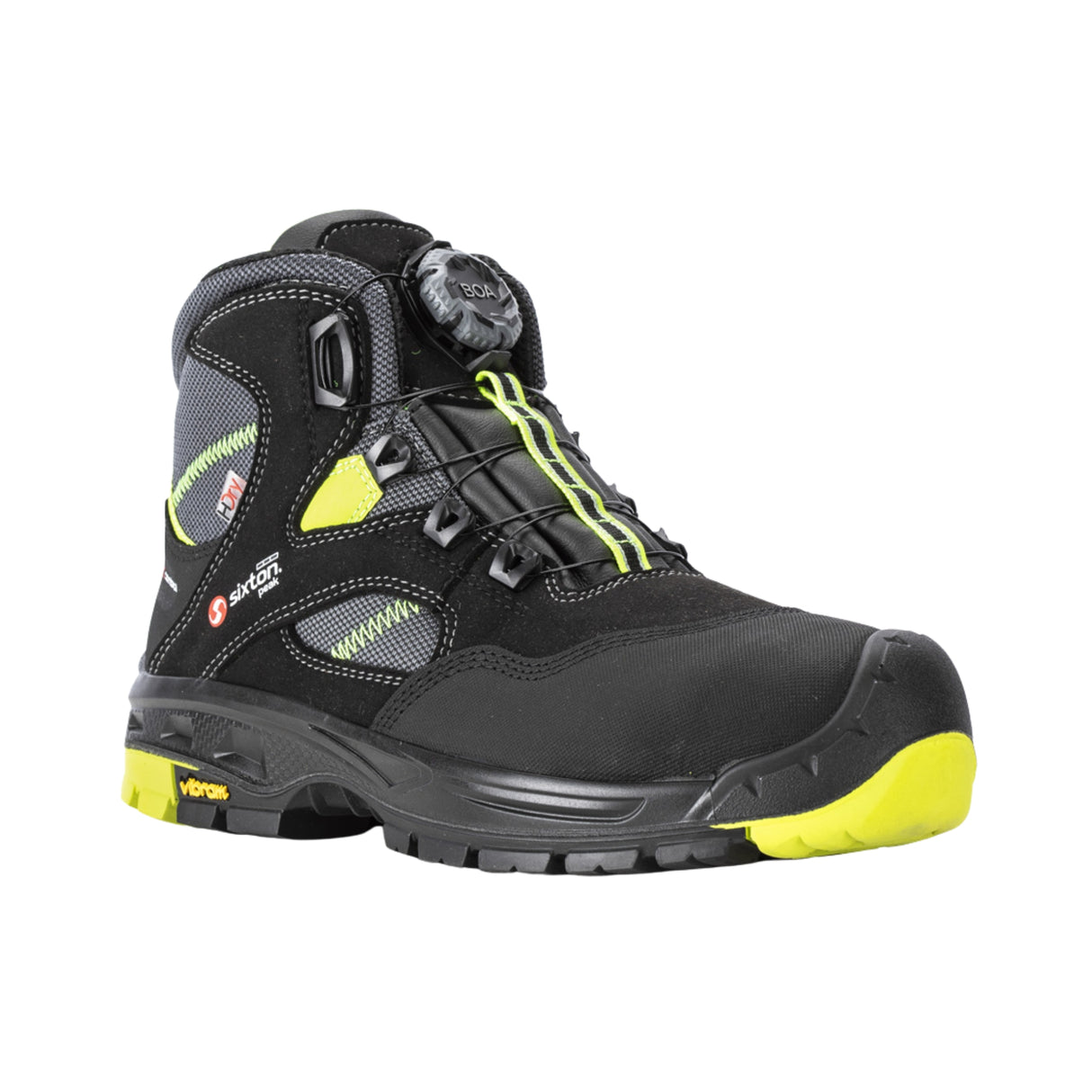 Sporty Sixton verneskolett med BOA snøresystem og vanntett HDry-membran.