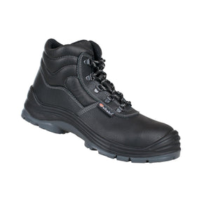 Verneskolett fra Alba&n med bred lest, ståltå og vannavvisende skinn – trygghet og komfort i ett.