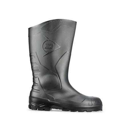 Dunlop PVC vernestøvler med S5-beskyttelse for krevende arbeidsmiljøer.
